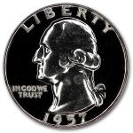 1957 Washington Quarter Gem Proof