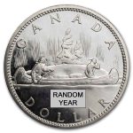 1958-1967 Canada Silver Dollar BU (ASW .60)