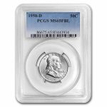 1958-D Franklin Half Dollar MS-65 PCGS (FBL)