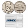 1958 Franklin Half Dollar 20-Coin Roll Avg Circ