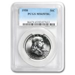 1958 Franklin Half Dollar MS-65 PCGS (FBL)