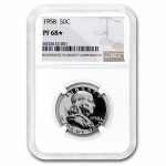 1958 Franklin Half Dollar PF-68* NGC