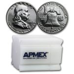 1958 Proof Franklin Half Dollar 20-Coin Roll