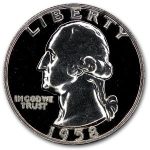 1958 Washington Quarter Gem Proof