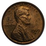 1959-1982 Copper Lincoln Memorial Cent BU (Impaired)