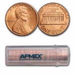 1959-1982 Copper Memorial Cent 50-Coin Roll BU