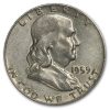 1959-D Franklin Half Dollar Fine/AU