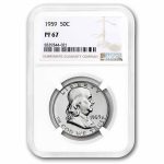 1959 Franklin Half Dollar PF-67 NGC