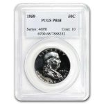 1959 Franklin Half Dollar PR-68 PCGS