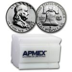 1959 Proof Franklin Half Dollar 20-Coin Roll