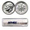 1960-1964 Roosevelt Dime 50-Coin Roll Proof