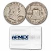 1960-D Franklin Half Dollar 20-Coin Roll Avg Circ