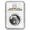 1960-D Franklin Half Dollar MS-64 NGC (FBL)