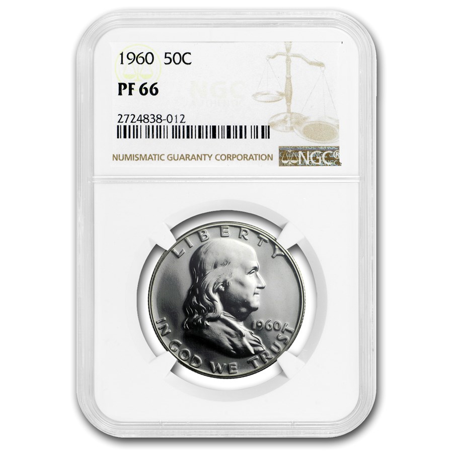 1960 Franklin Half Dollar PF-66 NGC