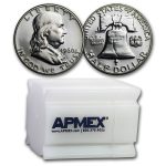 1960 Proof Franklin Half Dollar 20-Coin Roll