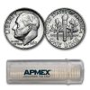 1960 Roosevelt Dime 50-Coin Roll BU