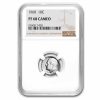 1960 Roosevelt Dime PF-68 Cameo NGC