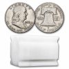 1961-D Franklin Half Dollar 20-Coin Roll Avg Circ