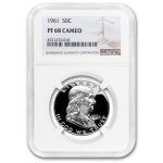 1961 Franklin Half Dollar PF-68 CAM NGC