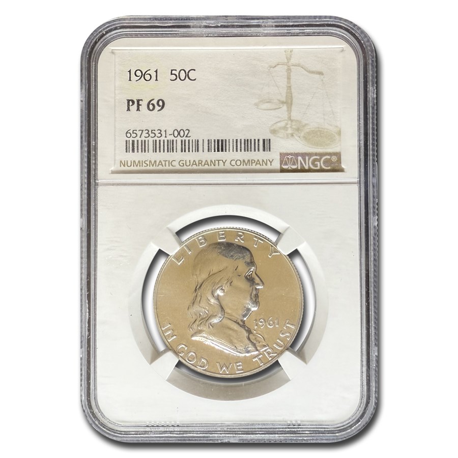 1961 Franklin Half Dollar PF-69 NGC