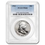 1961 Franklin Half Dollar PR-68 PCGS