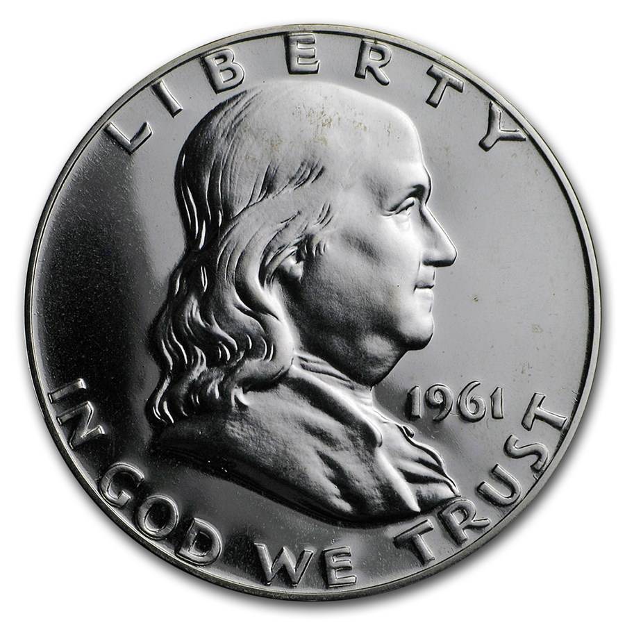1961 Franklin Half Dollar Proof
