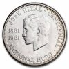 1961 Philippines Silver 1/2 Peso Dr. Jose Rizal Centennial BU