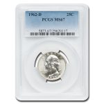 1962-D Washington Quarter MS-67 PCGS