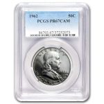 1962 Franklin Half Dollar PR-67 CAMEO PCGS