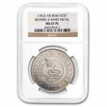 (1962) HK-854A Continental So-Called Dollar Restrike MS-67 PL NGC