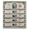1963 $2.00 U.S. Note Red Seal CCU (Fr#1513) 6 Consecutive