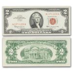 1963 $2.00 U.S. Note Red Seal VF (Fr#1513)