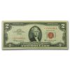 1963* $2.00 U.S. Notes Red Seal AU (Fr#1513*) Star Note