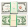 1963 $2.00 U.S. Notes Red Seal CCU (Fr#1513) 75 Consecutive