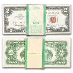 1963 $2.00 U.S. Notes Red Seal CCU (Fr#1513) 75 Consecutive