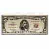 1963 $5.00 U.S. Note Red Seal VG/VF (Fr#1536)