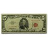 1963* $5.00 U.S. Note Red Seal XF (Fr#1536*) Star Note