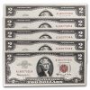 1963-A $2.00 U.S. Note Red Seal CCU (Fr#1514) 5 Consecutive