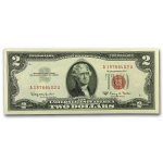 1963-A $2.00 U.S. Notes Red Seal CCU (Fr#1514)