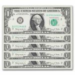 1963-A (B-New York) $1.00 FRN CU (Fr#1901-B) 25 consecutive
