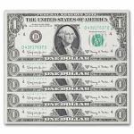 1963-A (D-Cleveland) $1.00 FRN CU (Fr#1901-D), 20 consecutive