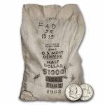 1963-D Franklin Half Dollar $1,000 Bag BU (Denver Mint Sealed)