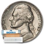 1963-D Jefferson Nickel 40-Coin Roll BU