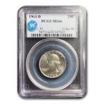 1963-D Washington Quarter MS-66 PCGS