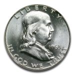 1963 Franklin Half Dollar MS-66 NGC