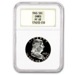 1963 Franklin Half Dollar PF-65 CAMEO NGC