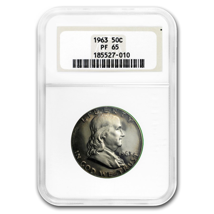 1963 Franklin Half Dollar PF-65 NGC