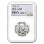 1963 Franklin Half Dollar PF-69 Cameo NGC