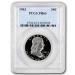 1963 Franklin Half Dollar PR-65 PCGS