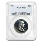 1963 Franklin Half Dollar PR-66 PCGS